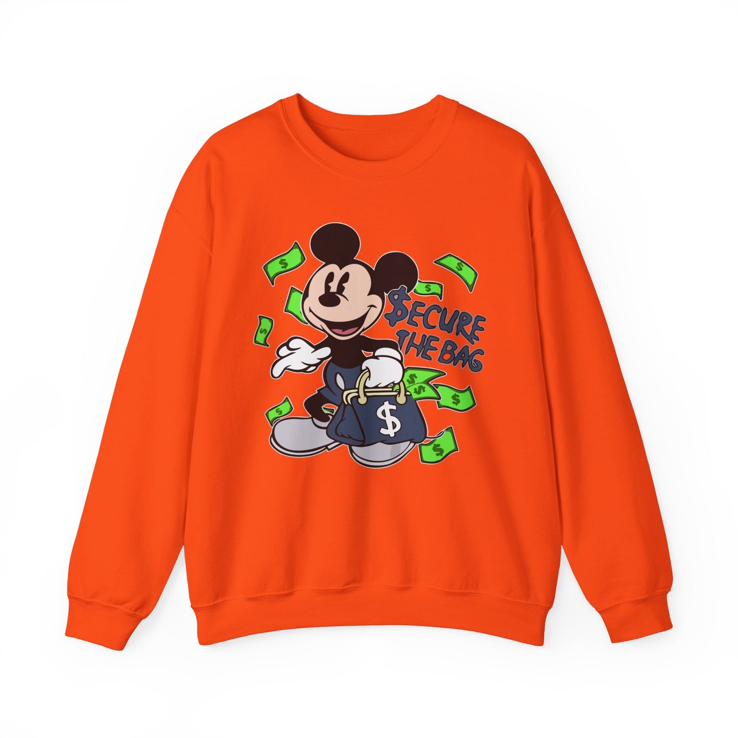 Unisex Sweatshirt - Secure the Bag Mickey Mouse Design