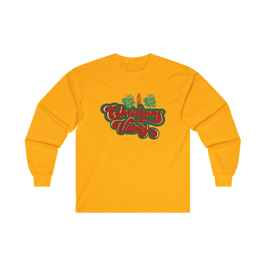 Christmas Vibes Unisex Long Sleeve Tee