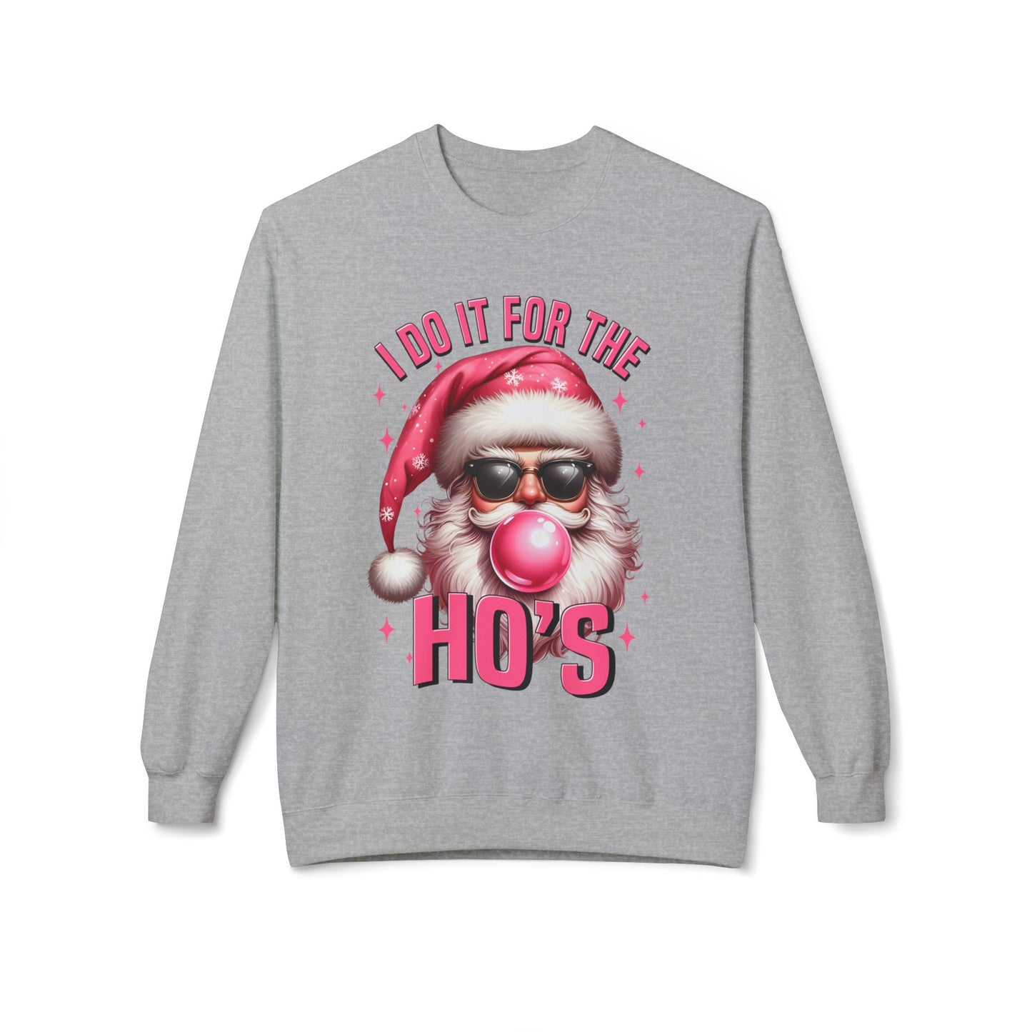 Santa Midweight Softstyle Fleece Crewneck Sweatshirt
