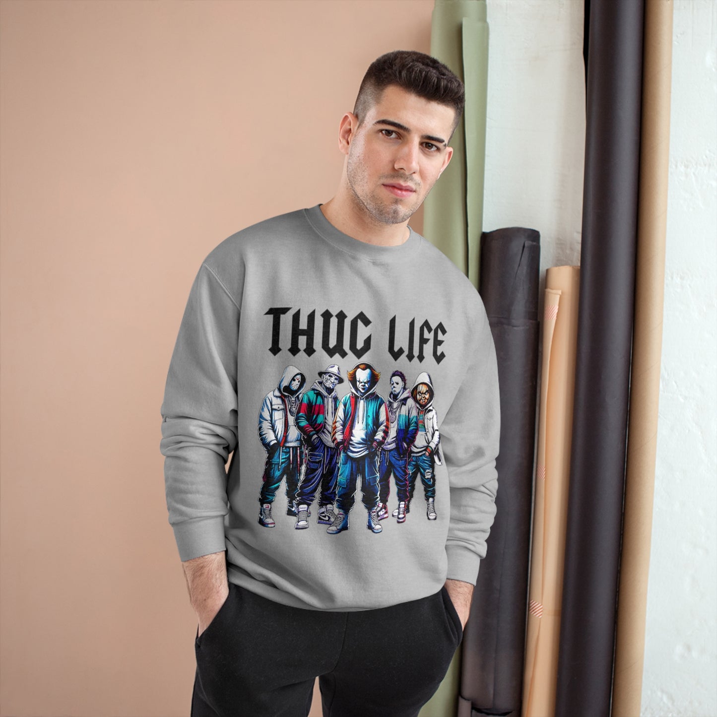 Thug Life Champion Sweatshirt - Stylish Urban Hoodie for Streetwear Enthusiasts