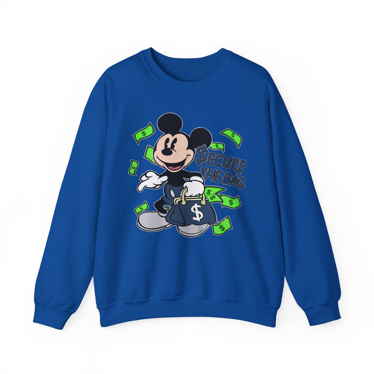 Unisex Sweatshirt - Secure the Bag Mickey Mouse Design