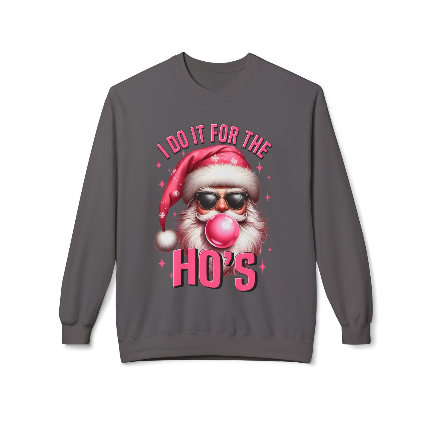 Santa Midweight Softstyle Fleece Crewneck Sweatshirt
