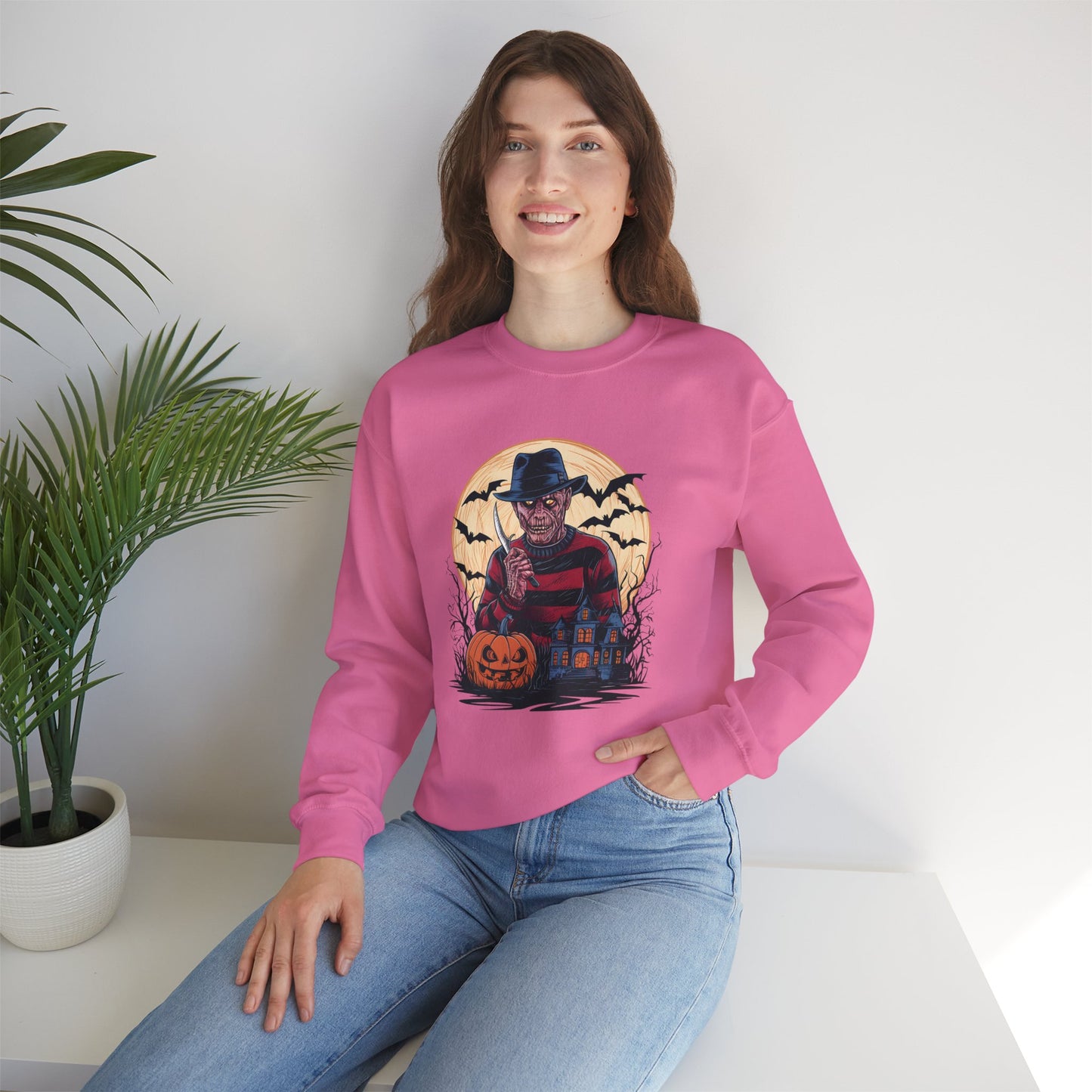Halloween Freddy Krueger Crewneck Sweatshirt - Unisex