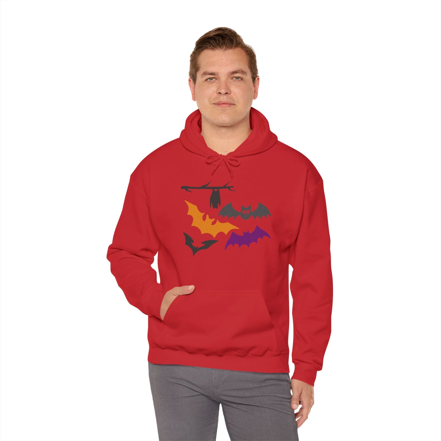 Halloween Bats Heavy Blend™ Hooded Sweatshirt