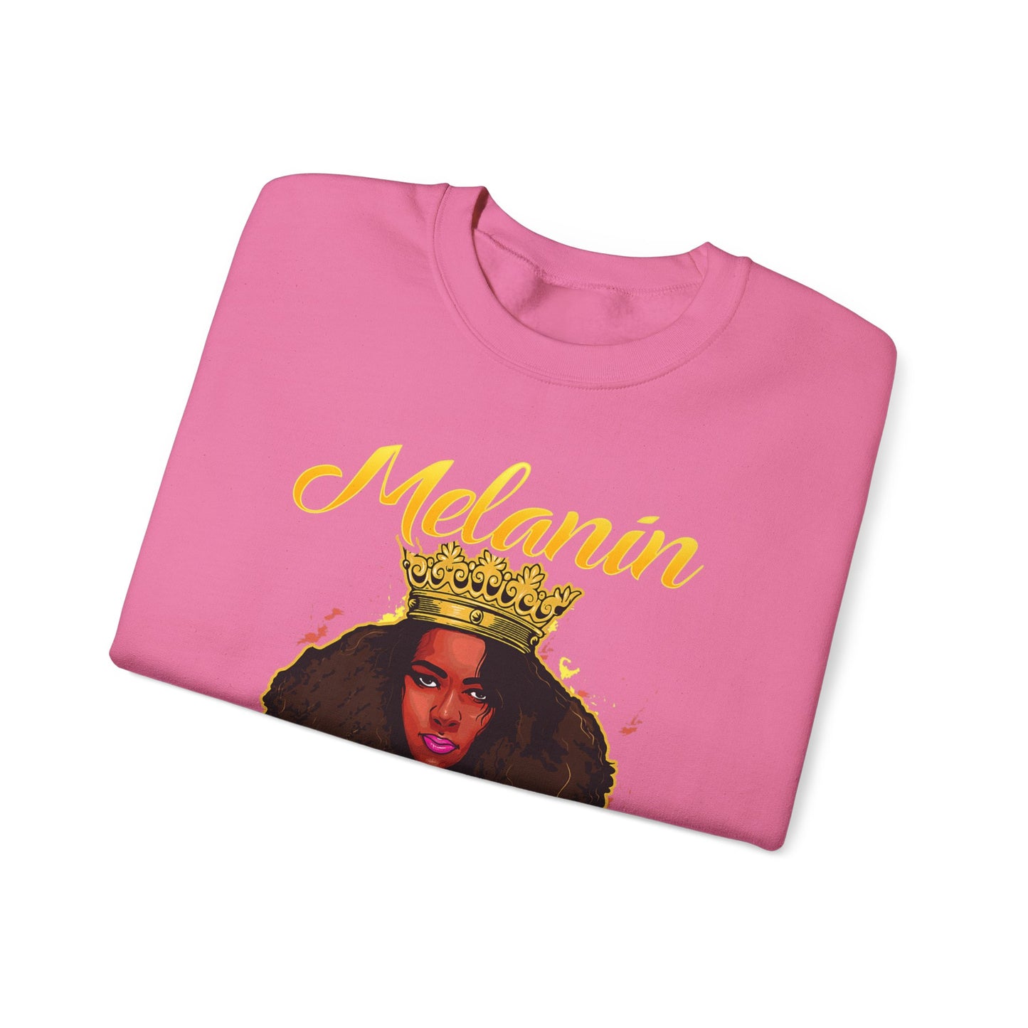 Melanin Queen Heavy Blend Crewneck Sweatshirt