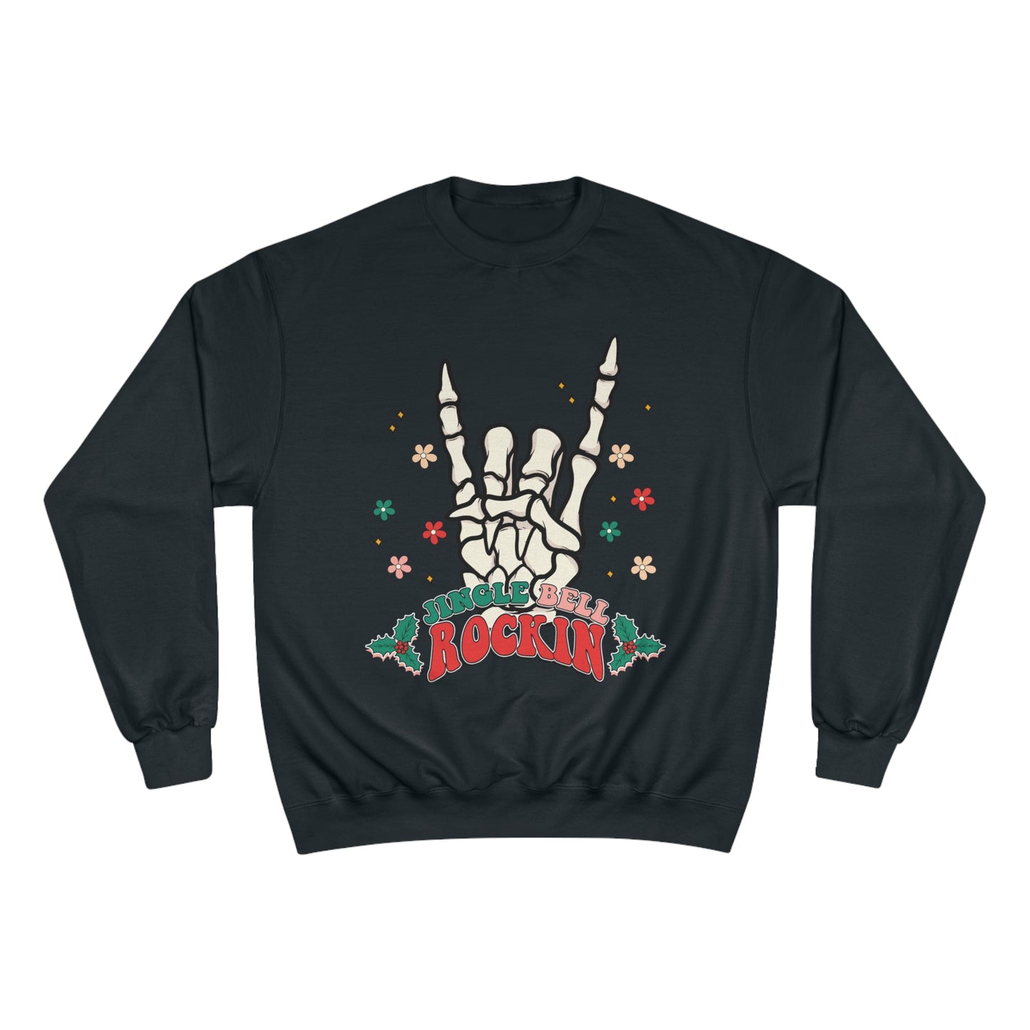 Rockin' Holiday Champion Sweatshirt - 'Jingle Bell Rockin' Design