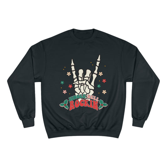 Rockin' Holiday Champion Sweatshirt - 'Jingle Bell Rockin' Design