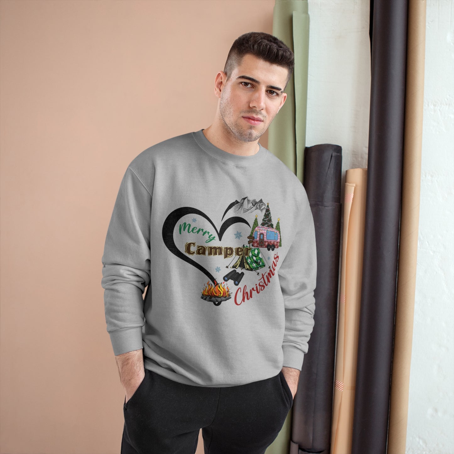 Merry Camper Christmas Champion Sweatshirt