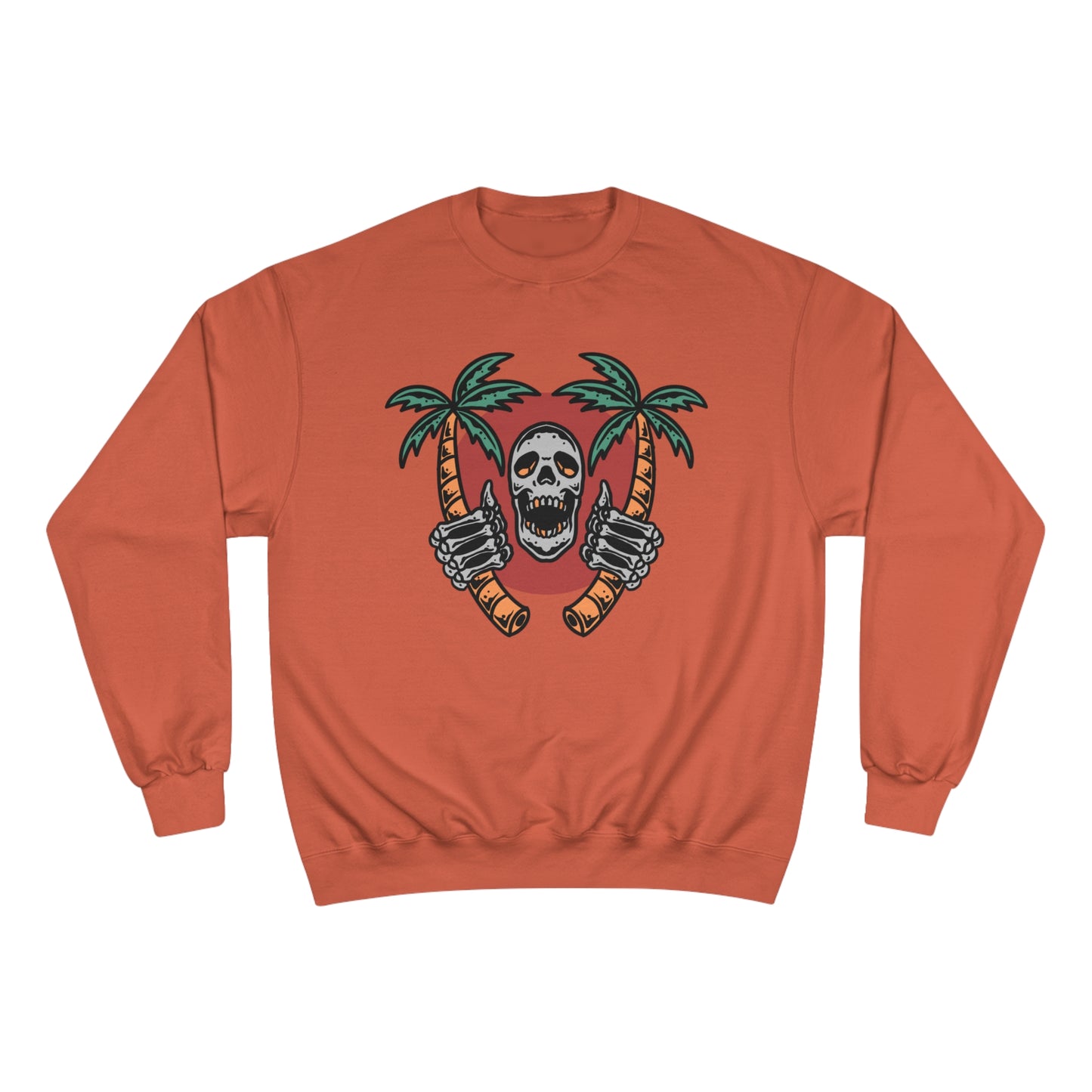 Skull Island Champion Sweatshirt - Cool and edgy graphic design for those who love unique style
