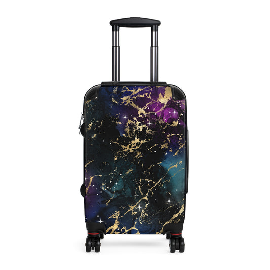 Purple Gold Suitcase