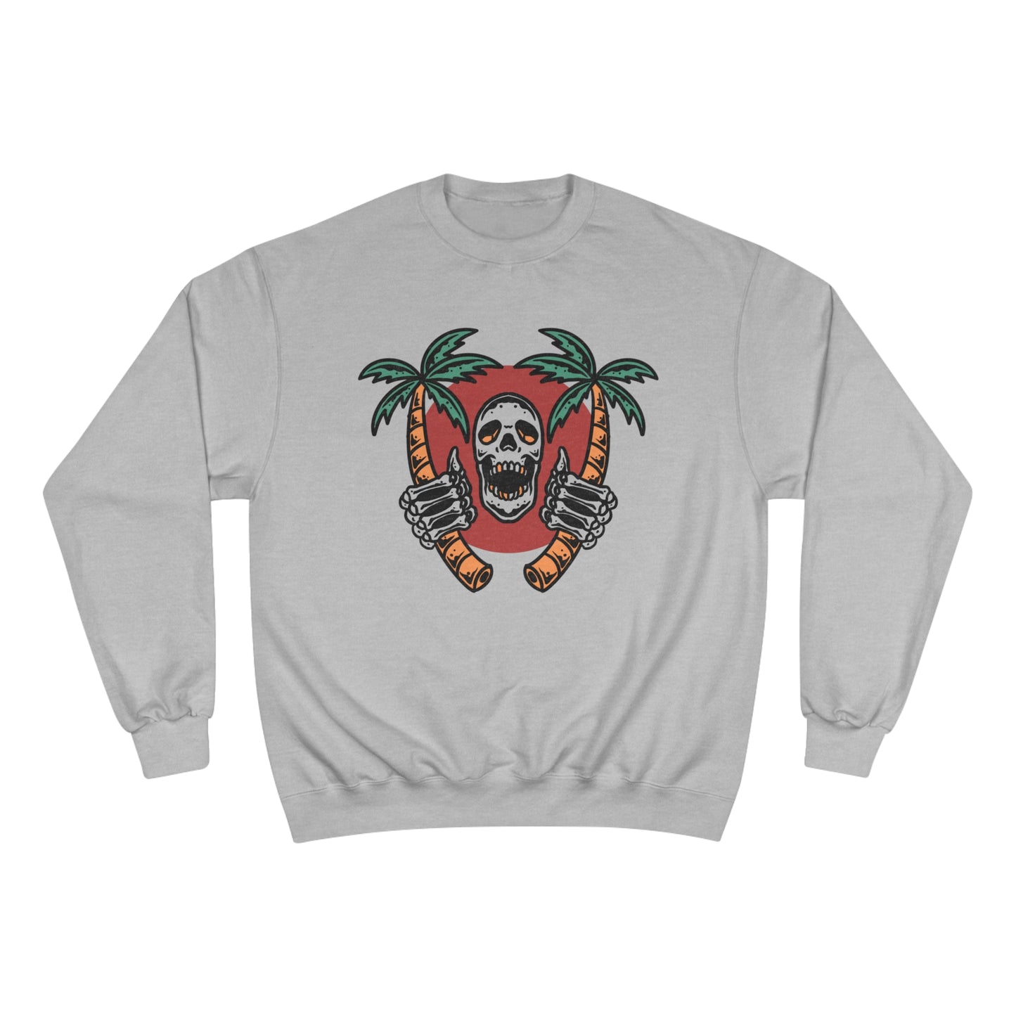 Skull Island Champion Sweatshirt - Cool and edgy graphic design for those who love unique style
