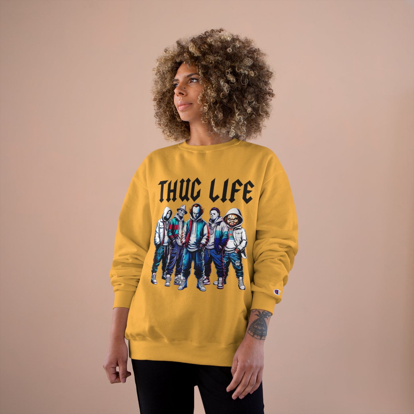 Thug Life Champion Sweatshirt - Stylish Urban Hoodie for Streetwear Enthusiasts