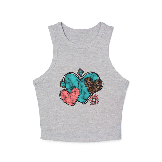Micro Rib Racer Tank Top