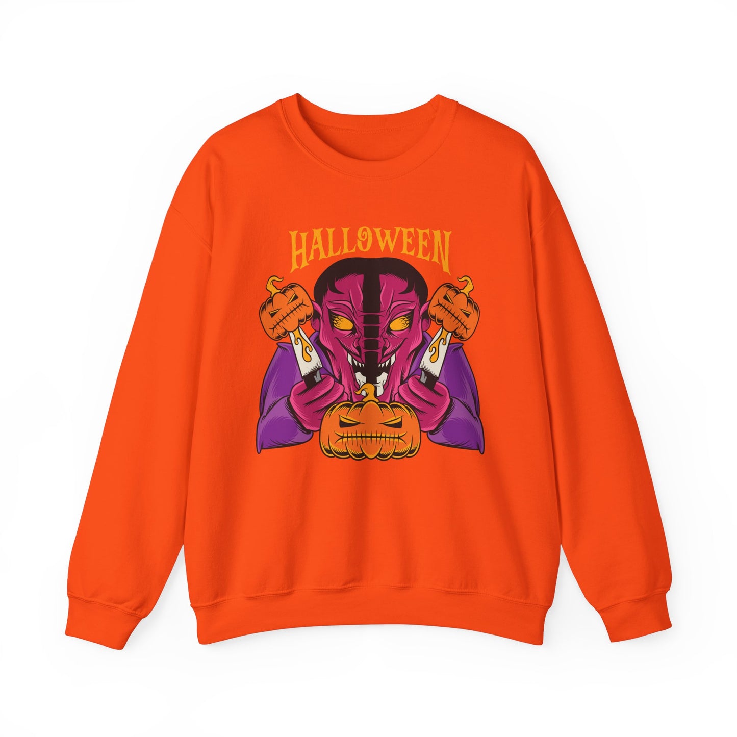 Halloween Crewneck Sweatshirt - Bold Graphic Design
