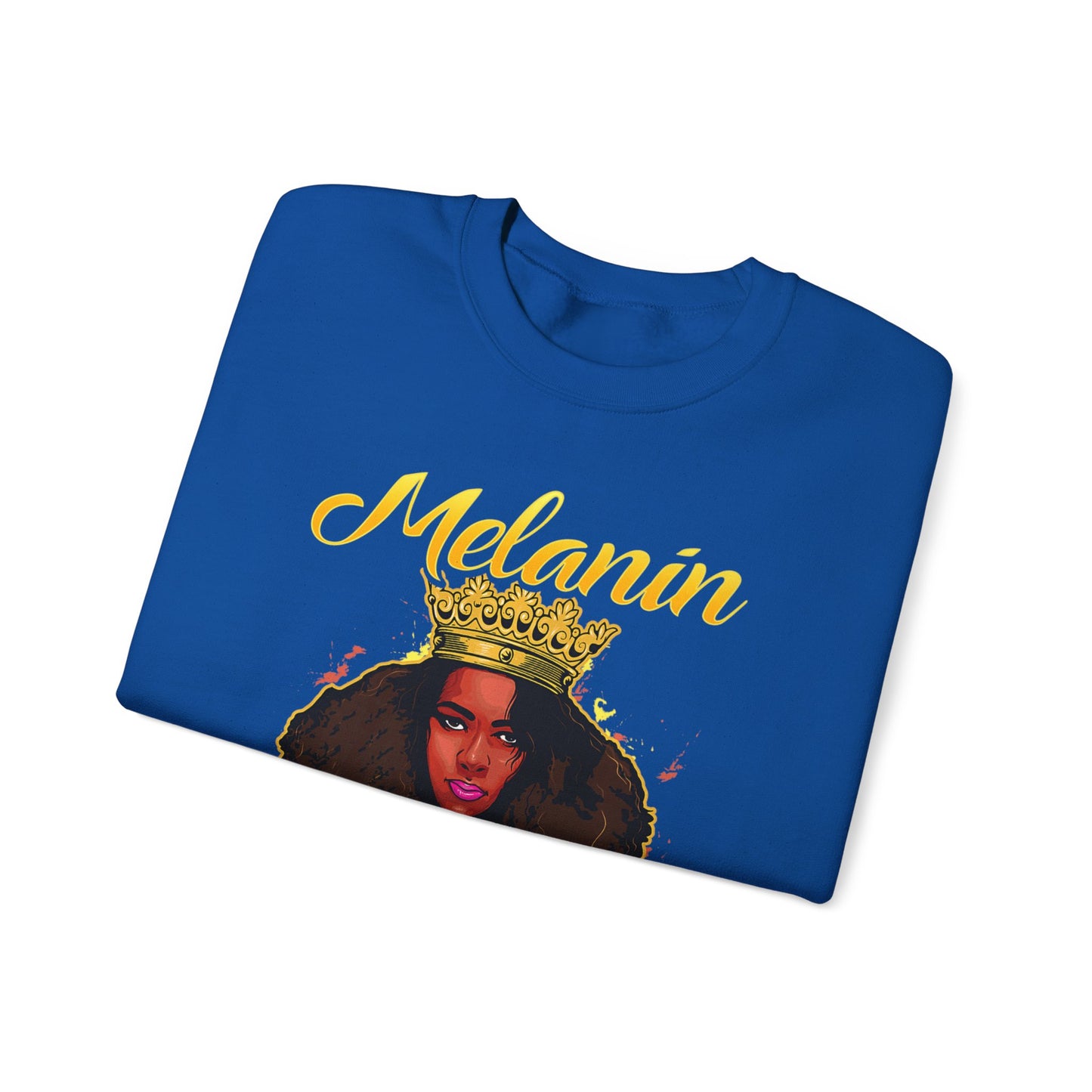 Melanin Queen Heavy Blend Crewneck Sweatshirt