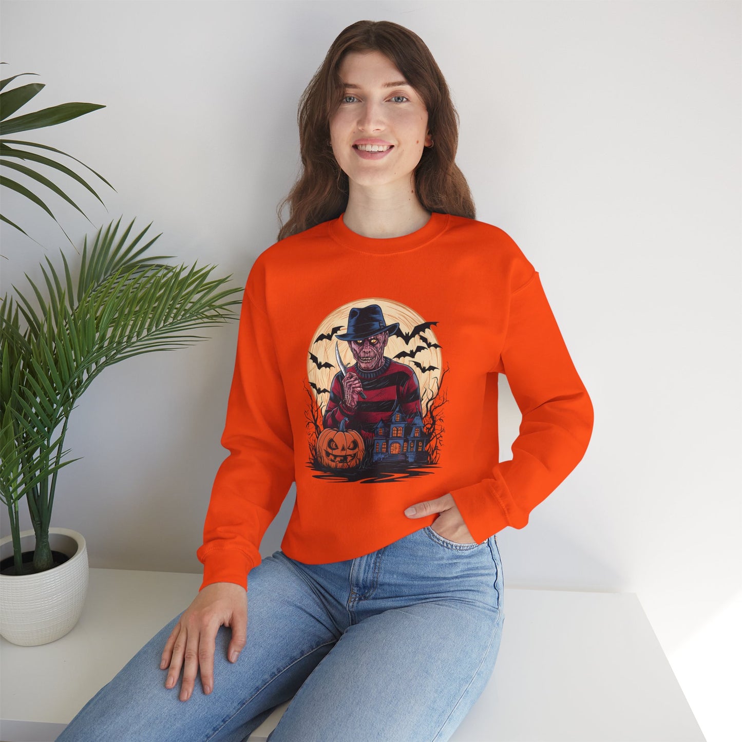Halloween Freddy Krueger Crewneck Sweatshirt - Unisex