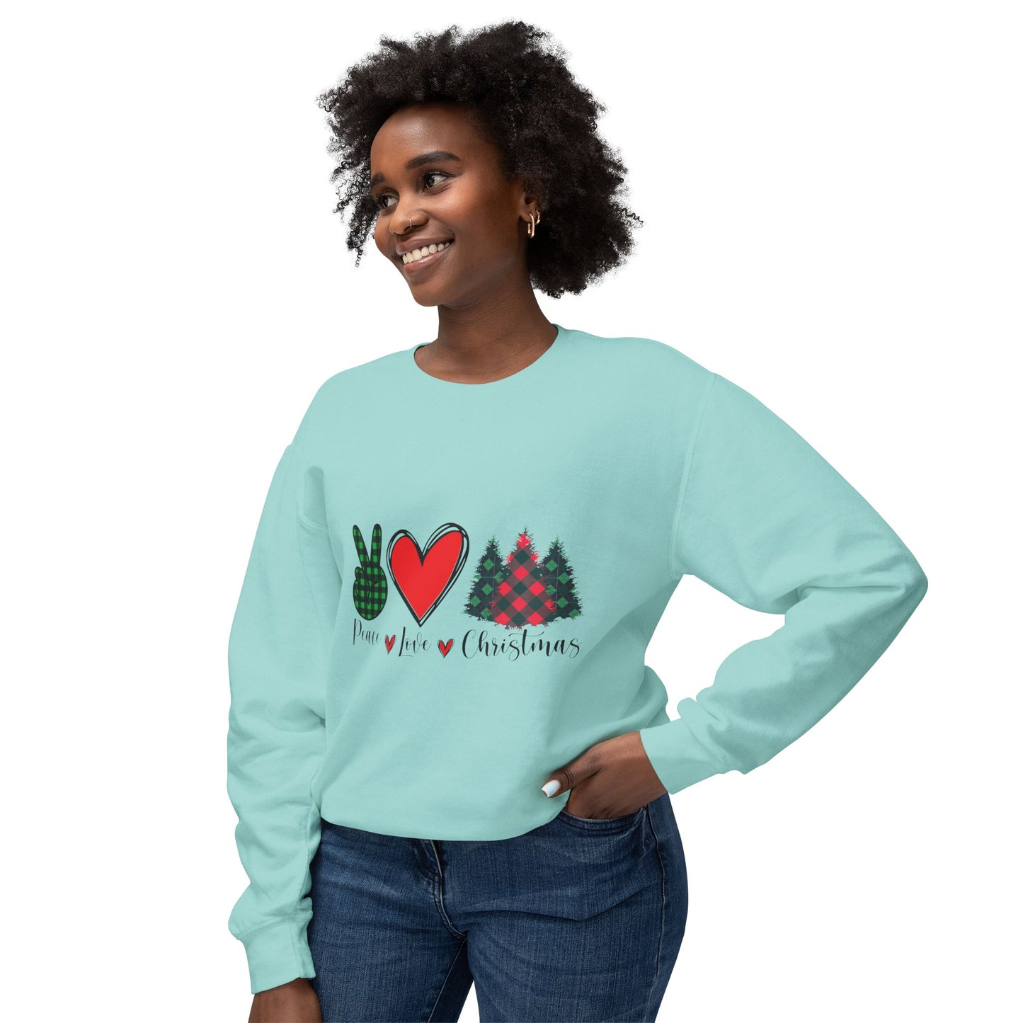 Christmas Peace Love Unisex Sweatshirt