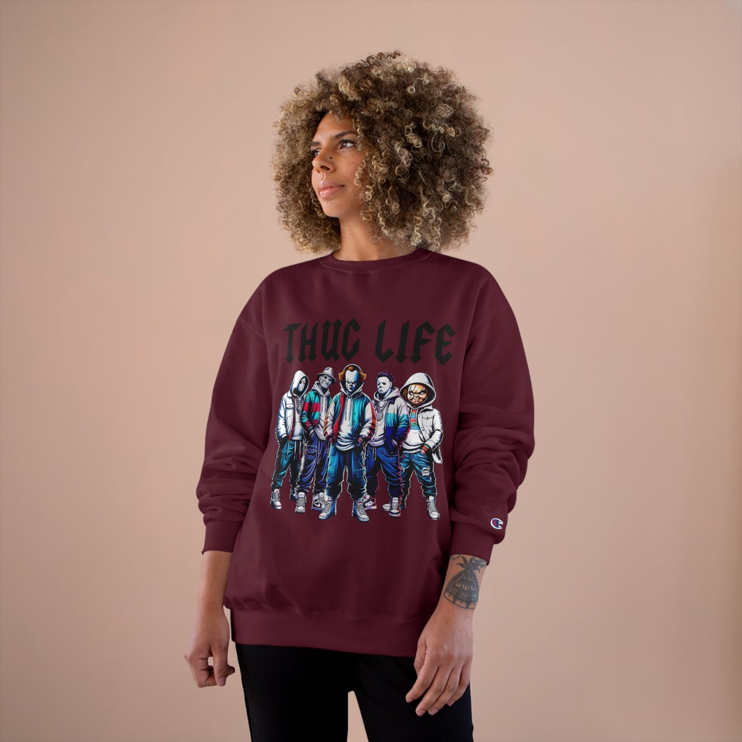 Thug Life Champion Sweatshirt - Stylish Urban Hoodie for Streetwear Enthusiasts