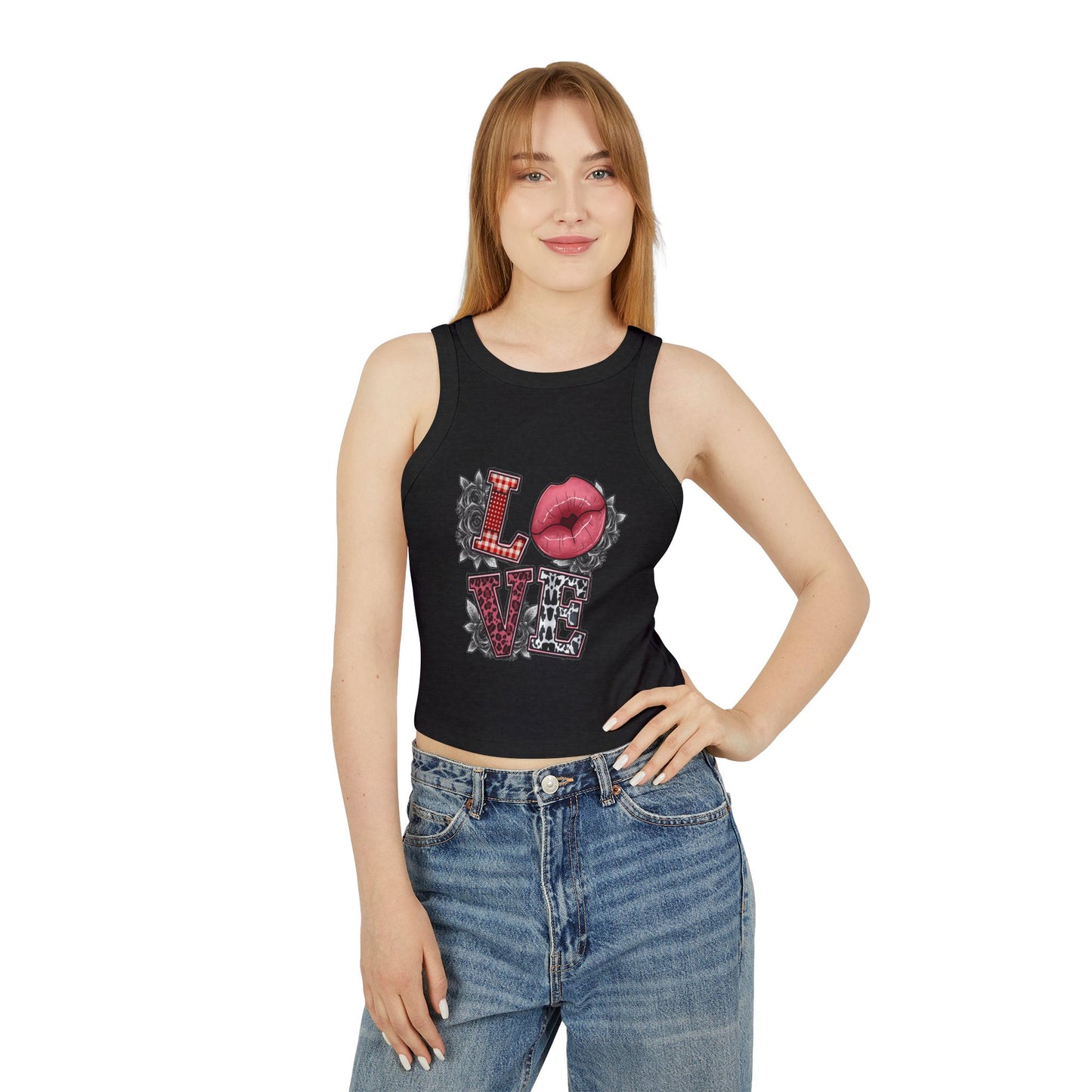 Micro Rib Racer Tank Top