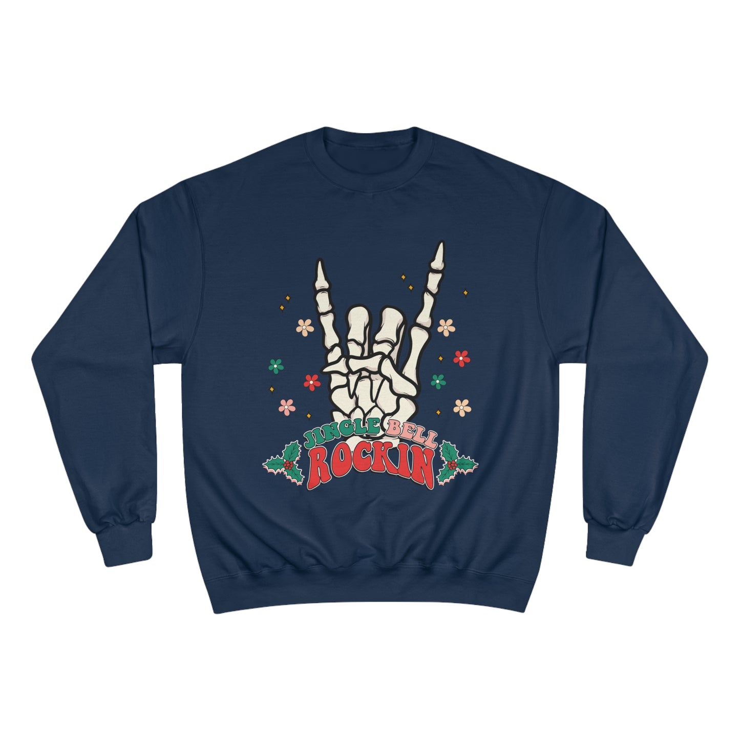Rockin' Holiday Champion Sweatshirt - 'Jingle Bell Rockin' Design
