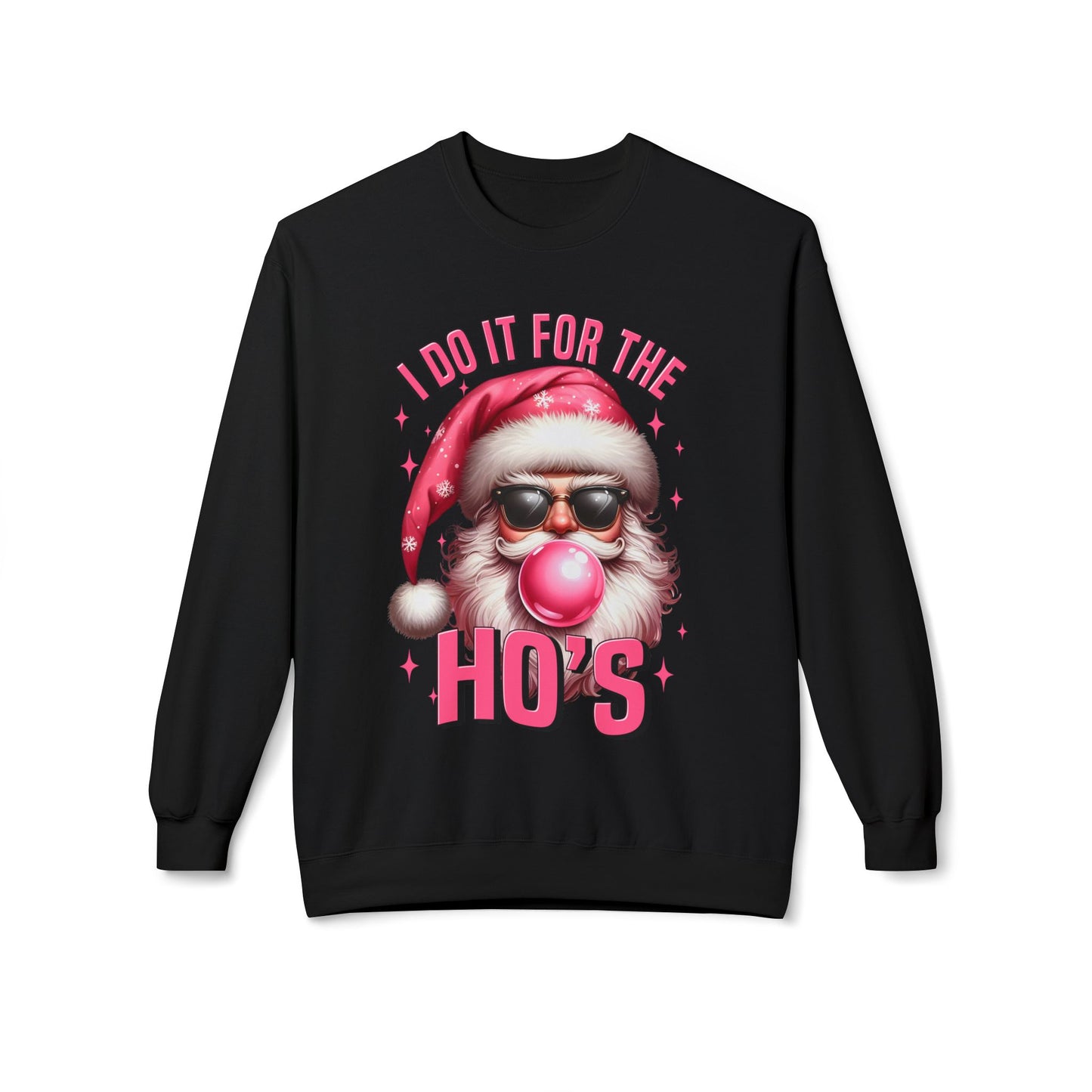 Santa Midweight Softstyle Fleece Crewneck Sweatshirt