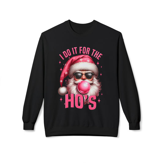 Santa Midweight Softstyle Fleece Crewneck Sweatshirt