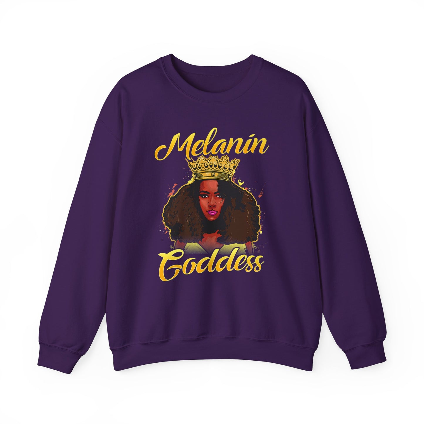 Melanin Queen Heavy Blend Crewneck Sweatshirt