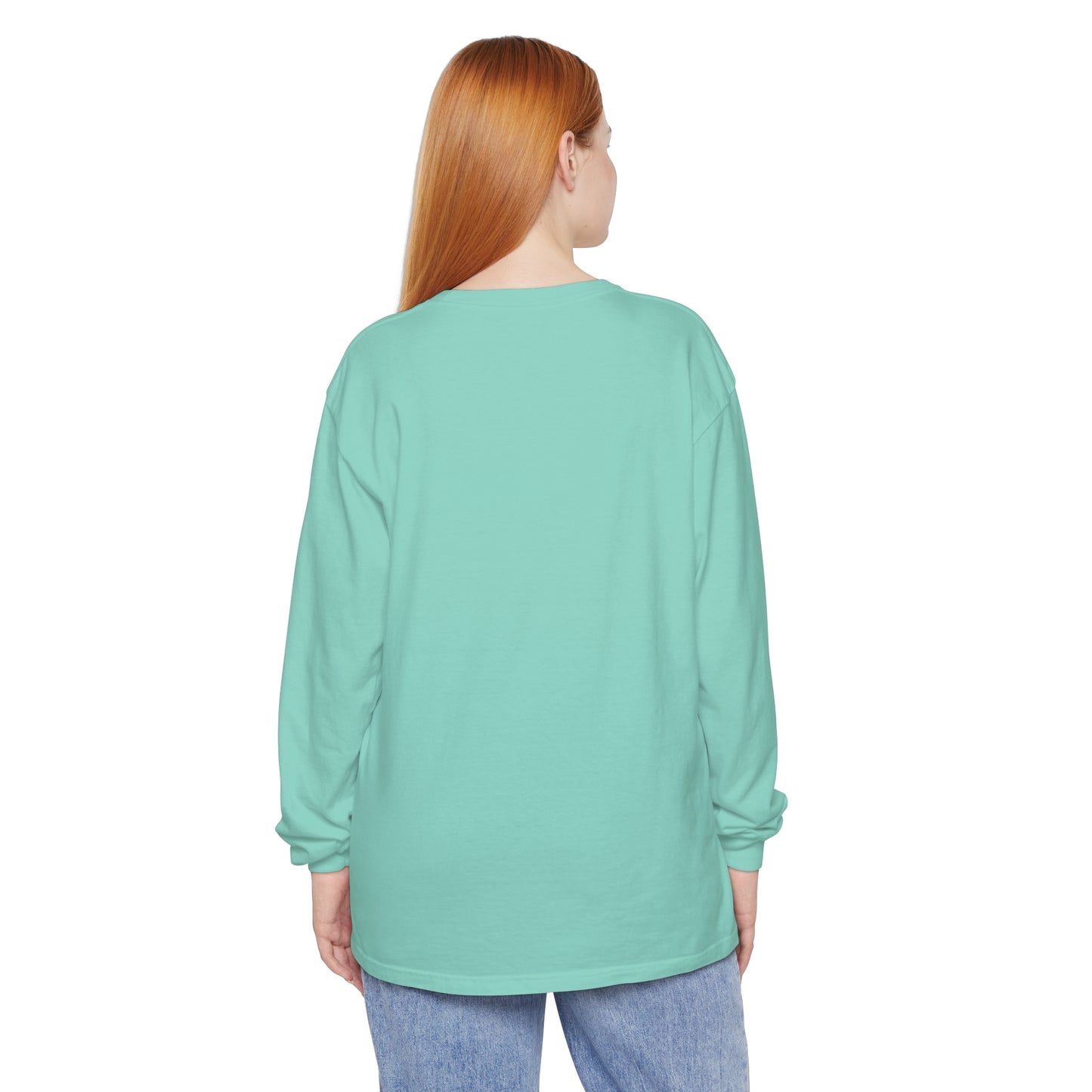 Funny Holiday Long Sleeve T-Shirt - 'Dead Inside But Jolly AF'