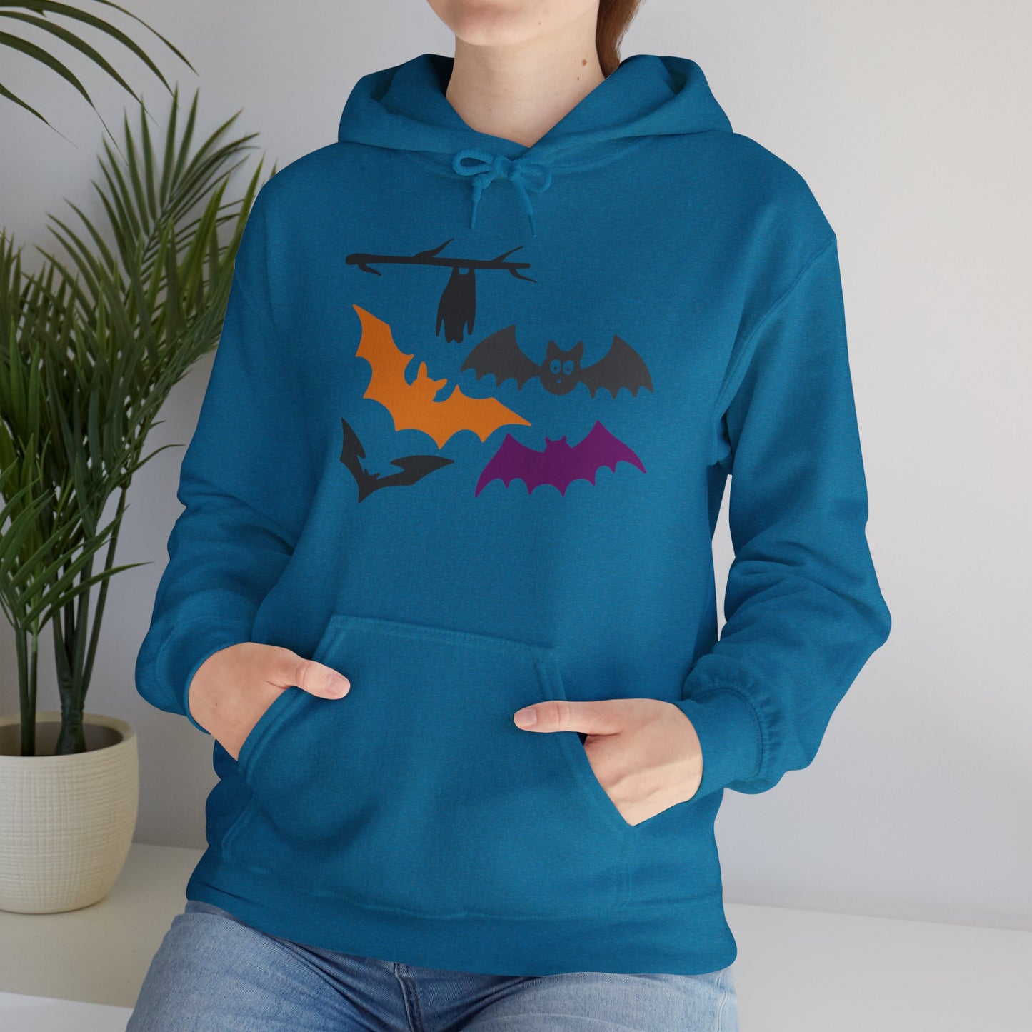 Halloween Bats Heavy Blend™ Hooded Sweatshirt