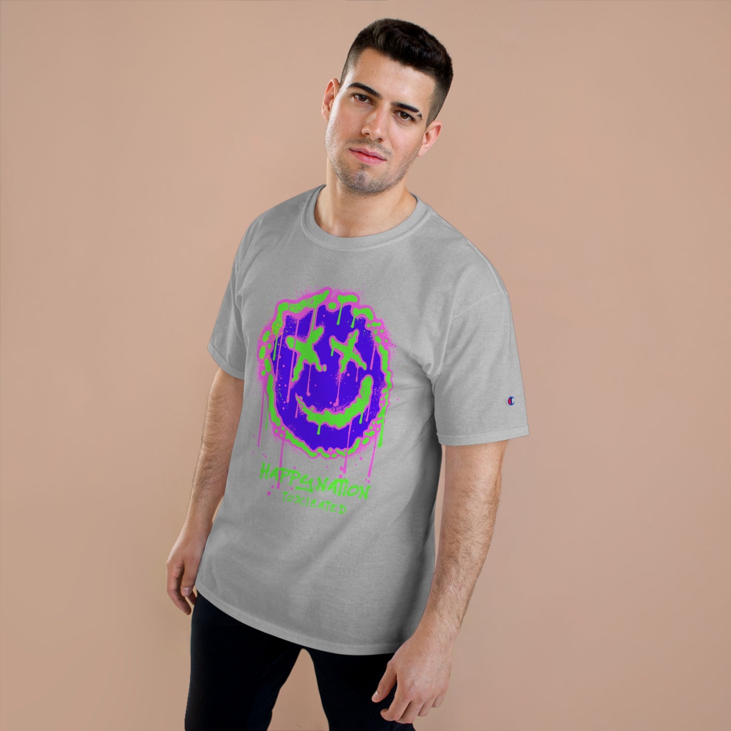 Smiley Face Champion T-Shirt - Happy Nation Collection