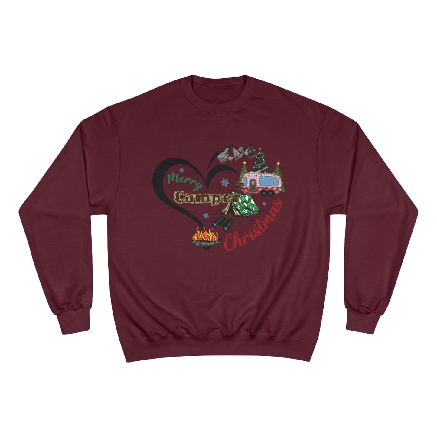 Merry Camper Christmas Champion Sweatshirt
