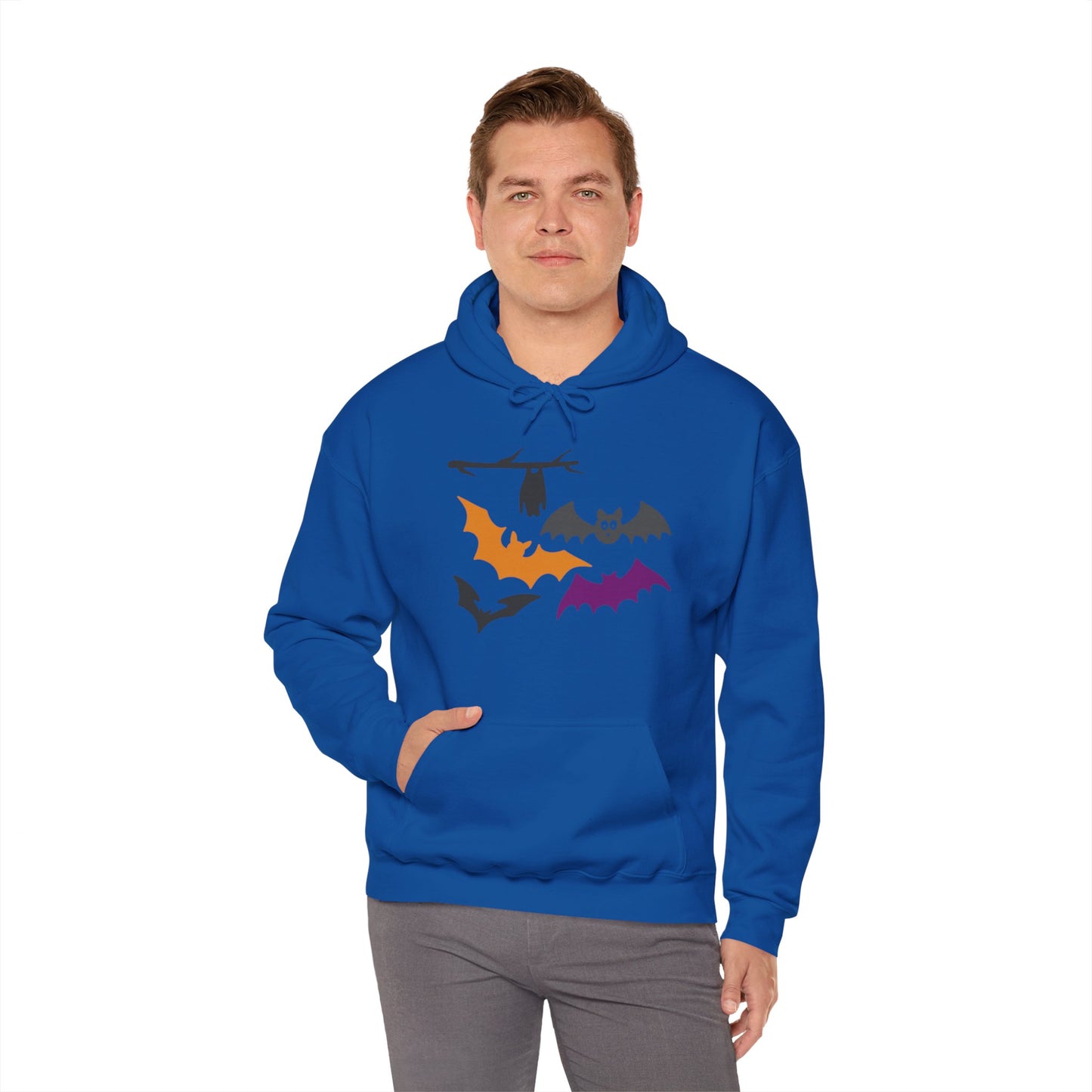 Halloween Bats Heavy Blend™ Hooded Sweatshirt