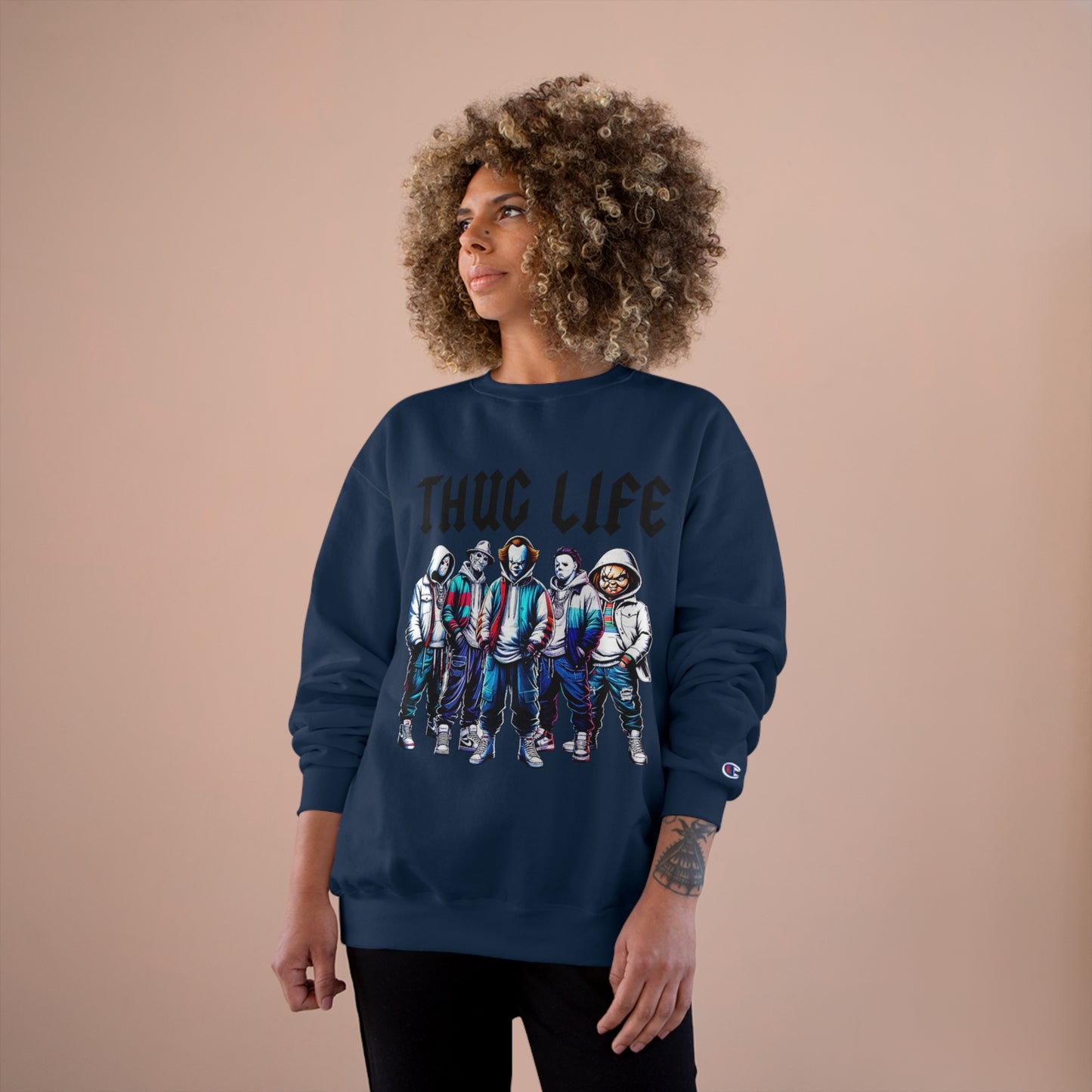 Thug Life Champion Sweatshirt - Stylish Urban Hoodie for Streetwear Enthusiasts