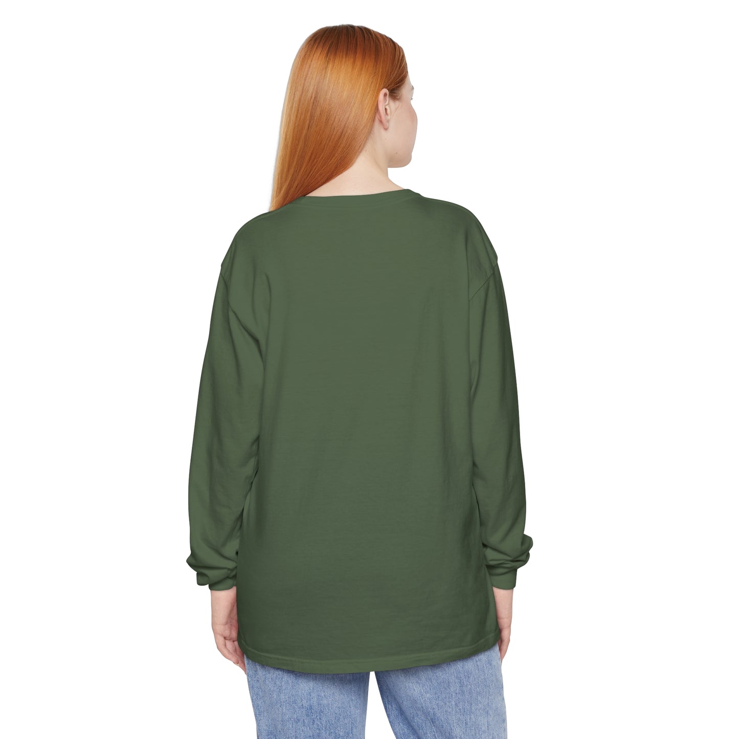 Funny Holiday Long Sleeve T-Shirt - 'Dead Inside But Jolly AF'