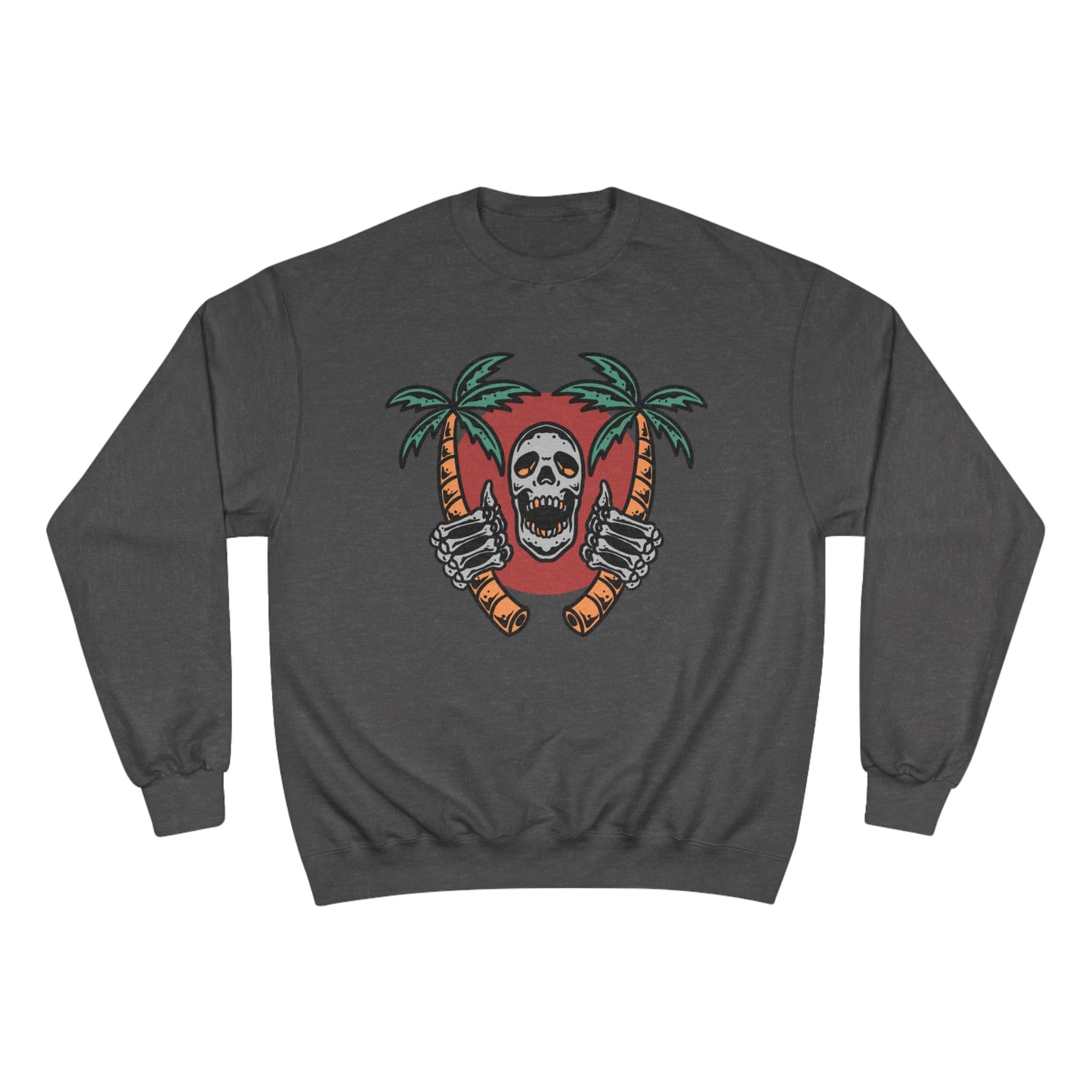 Skull Island Champion Sweatshirt - Cool and edgy graphic design for those who love unique style
