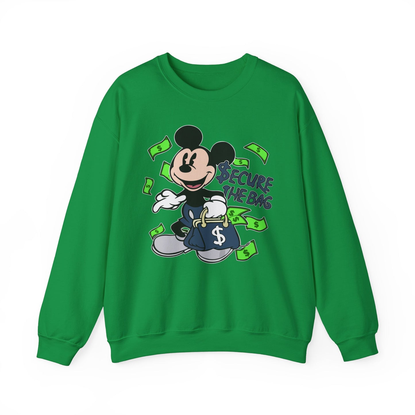 Unisex Sweatshirt - Secure the Bag Mickey Mouse Design