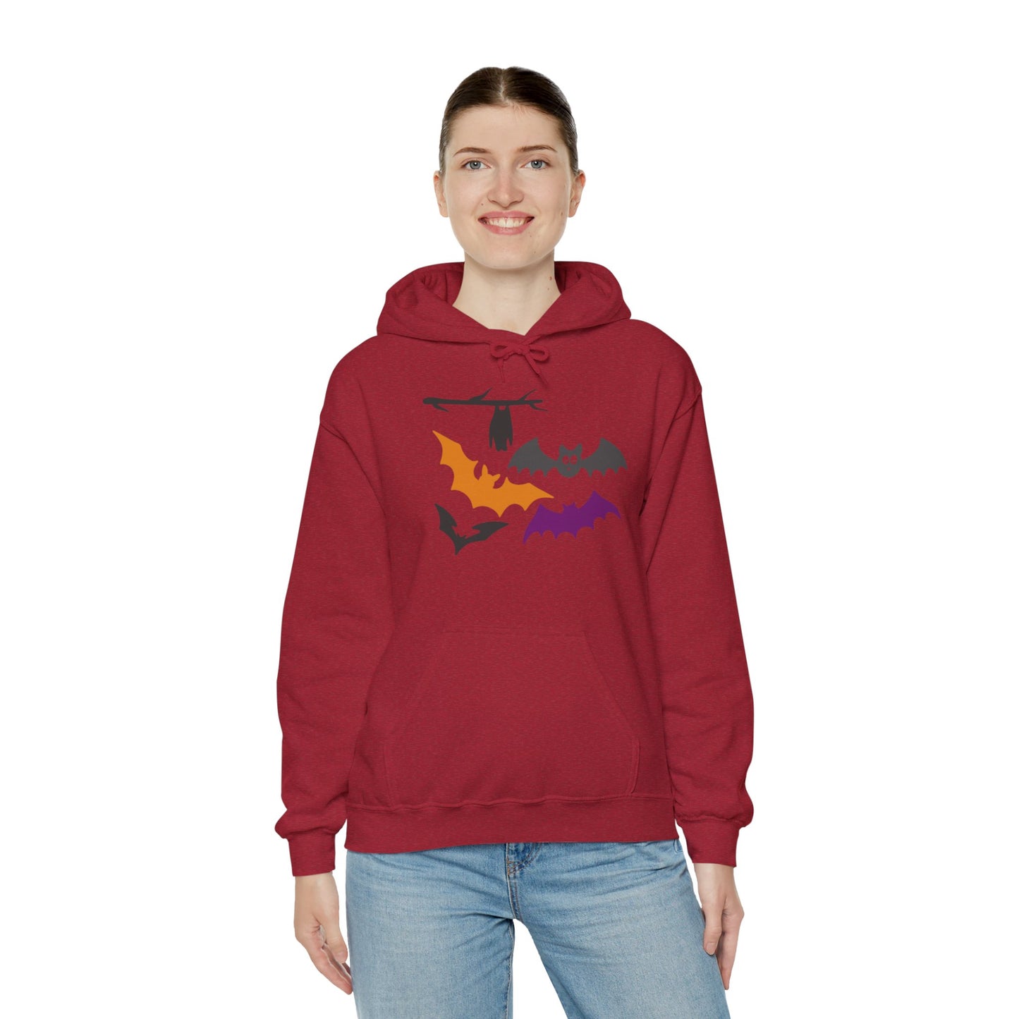 Halloween Bats Heavy Blend™ Hooded Sweatshirt