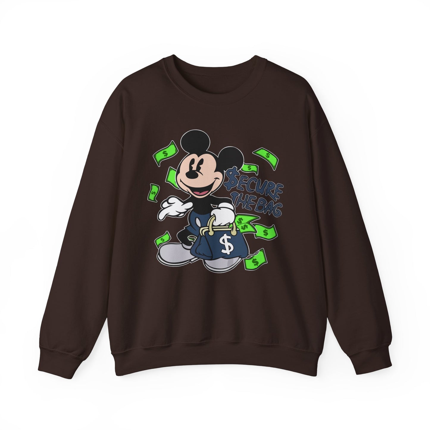 Unisex Sweatshirt - Secure the Bag Mickey Mouse Design