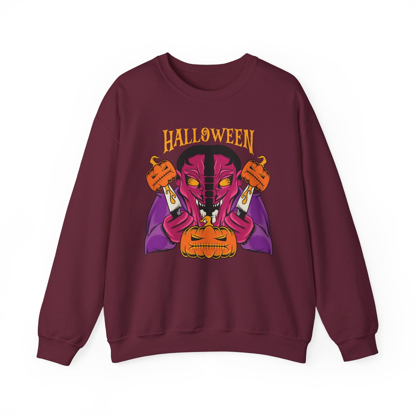 Halloween Crewneck Sweatshirt - Bold Graphic Design