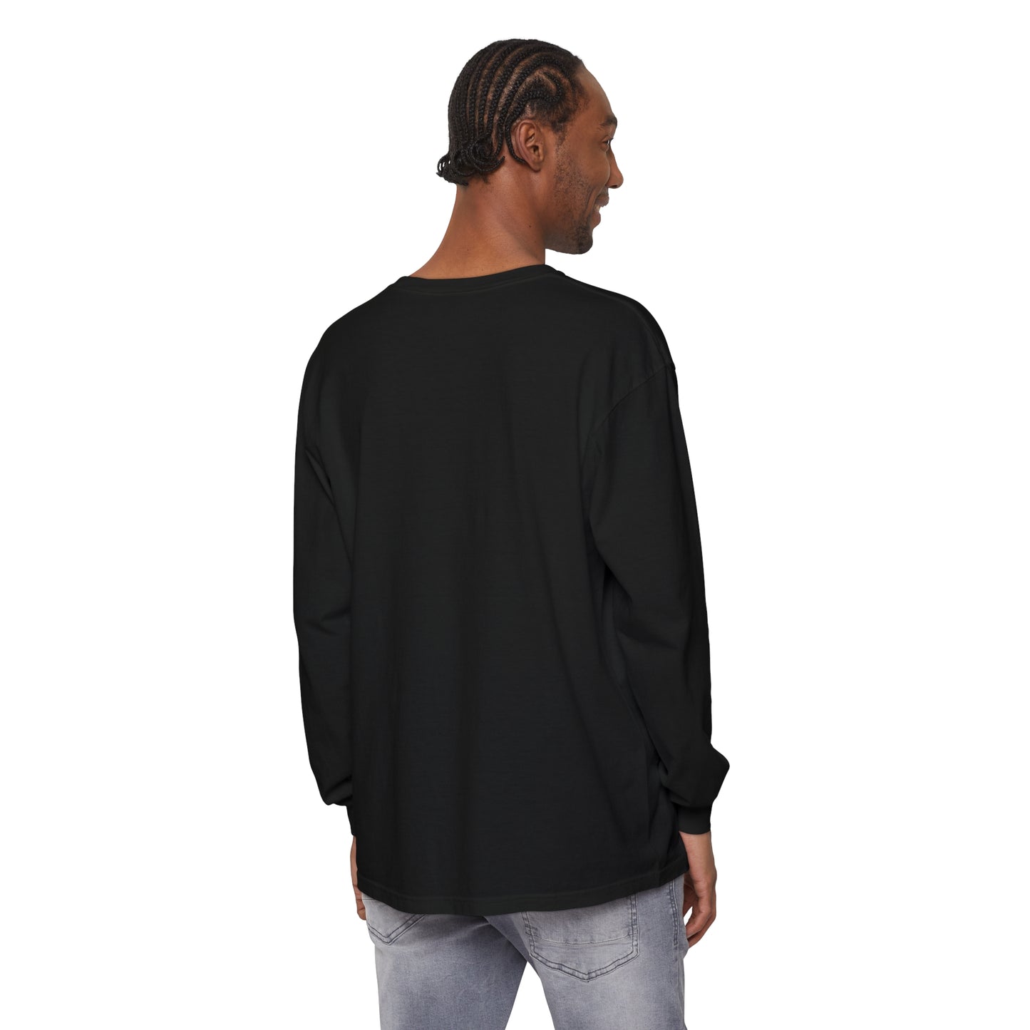 Funny Holiday Long Sleeve T-Shirt - 'Dead Inside But Jolly AF'