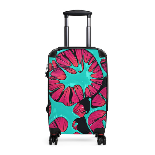 Vibrant Floral Suitcase for Travel Enthusiasts