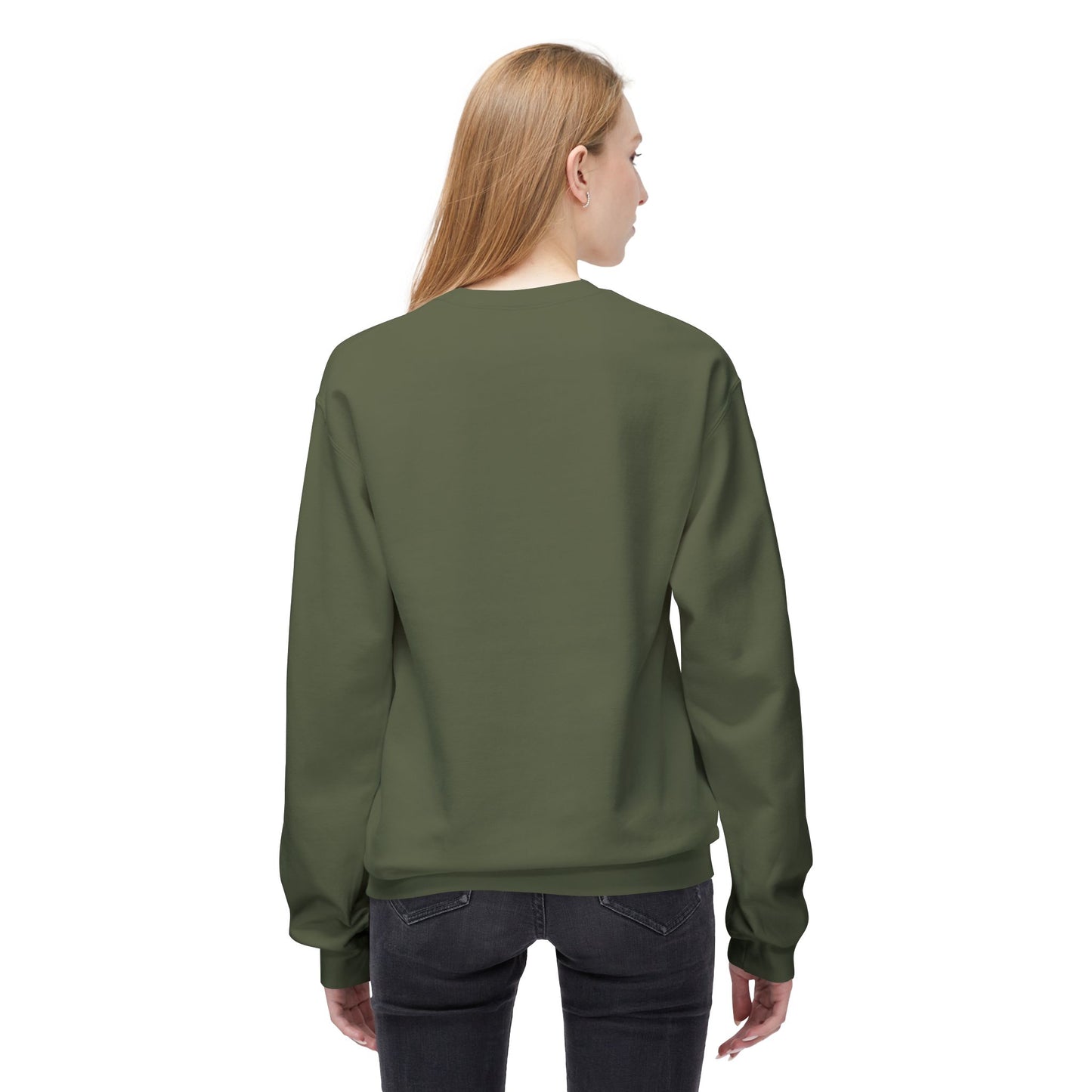Festive Fleece Crewneck Sweatshirt - Christmas Cheer Design