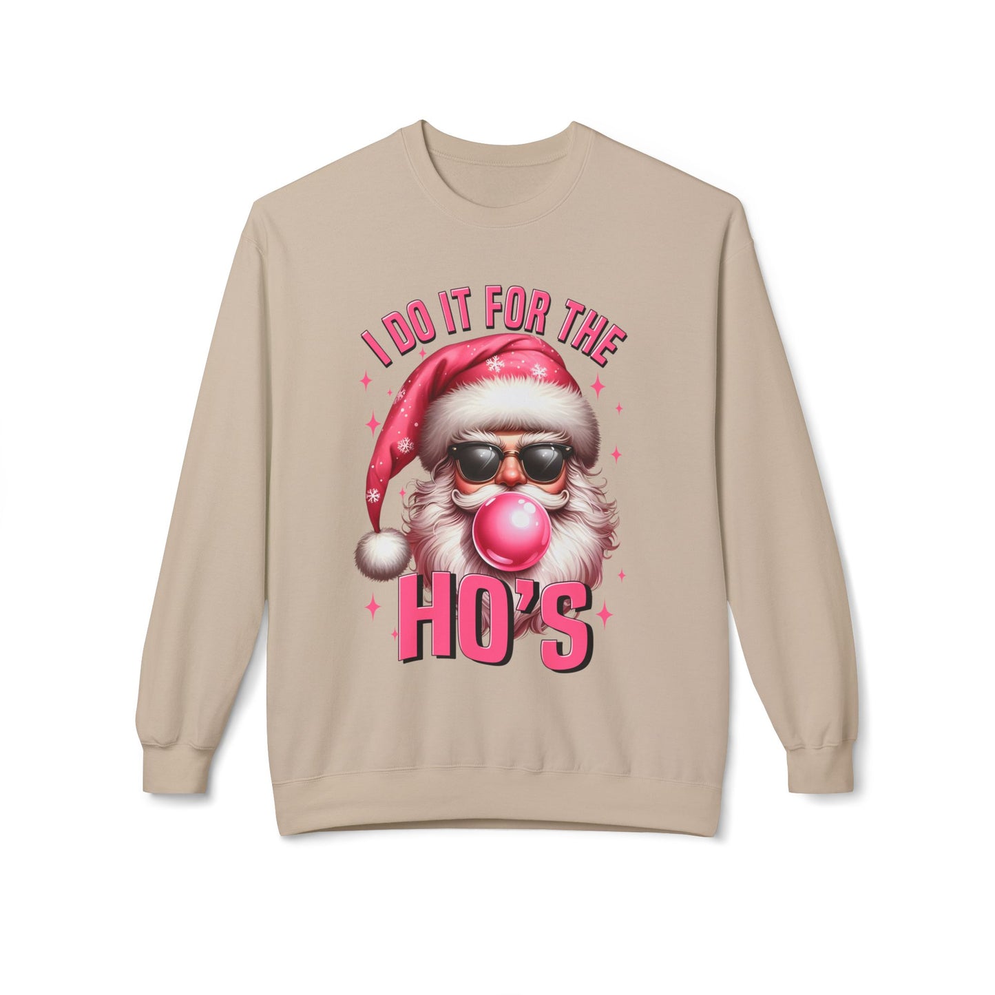 Santa Midweight Softstyle Fleece Crewneck Sweatshirt