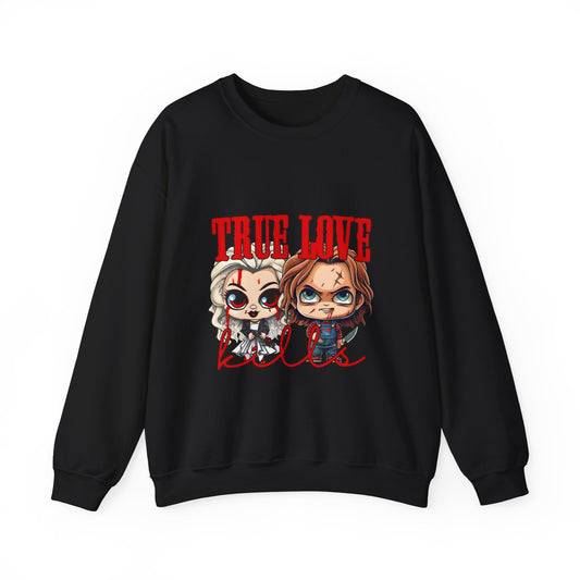 Chucky and bride Halloween Sweatshirt