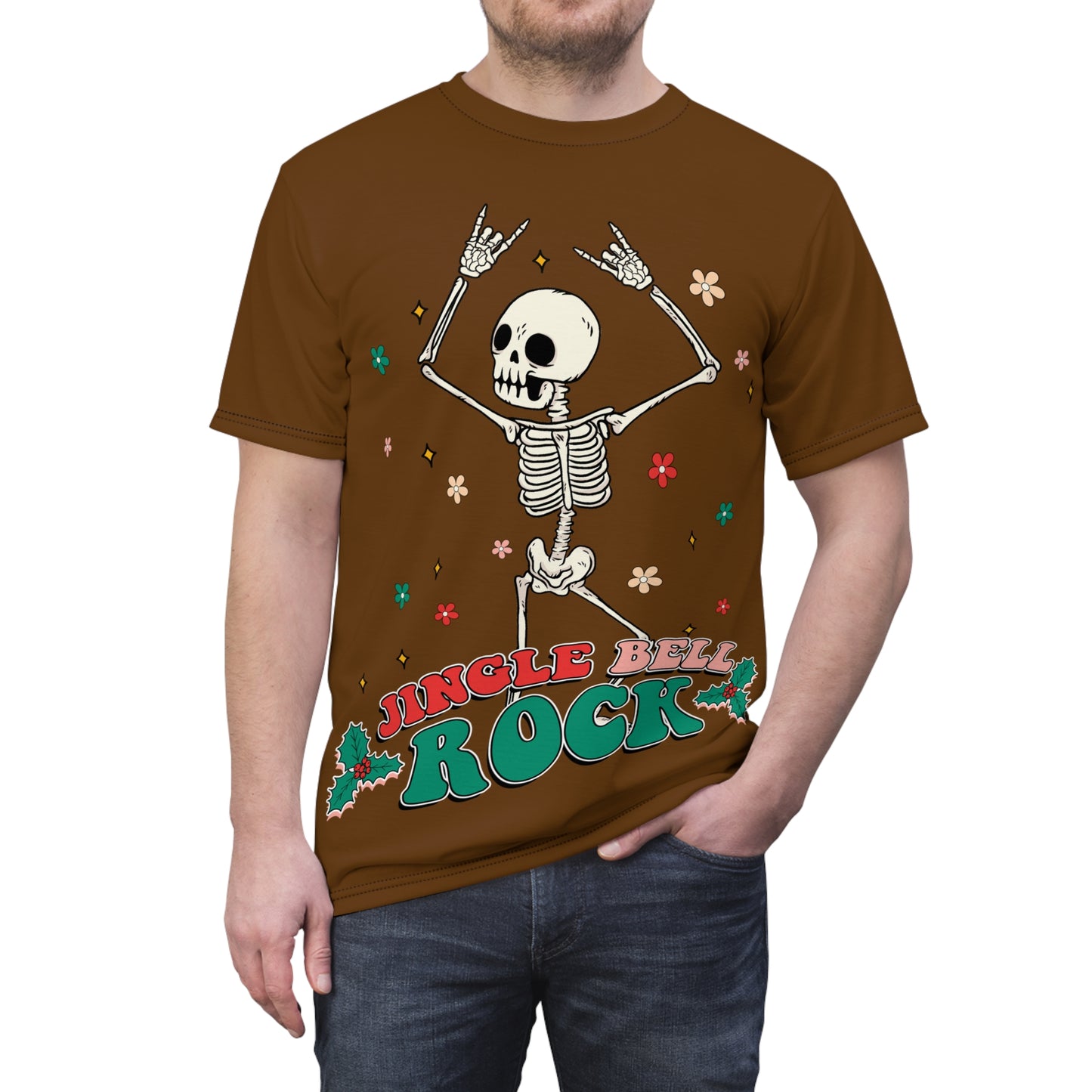 Jingle Bell Rock Skeleton T-shirt