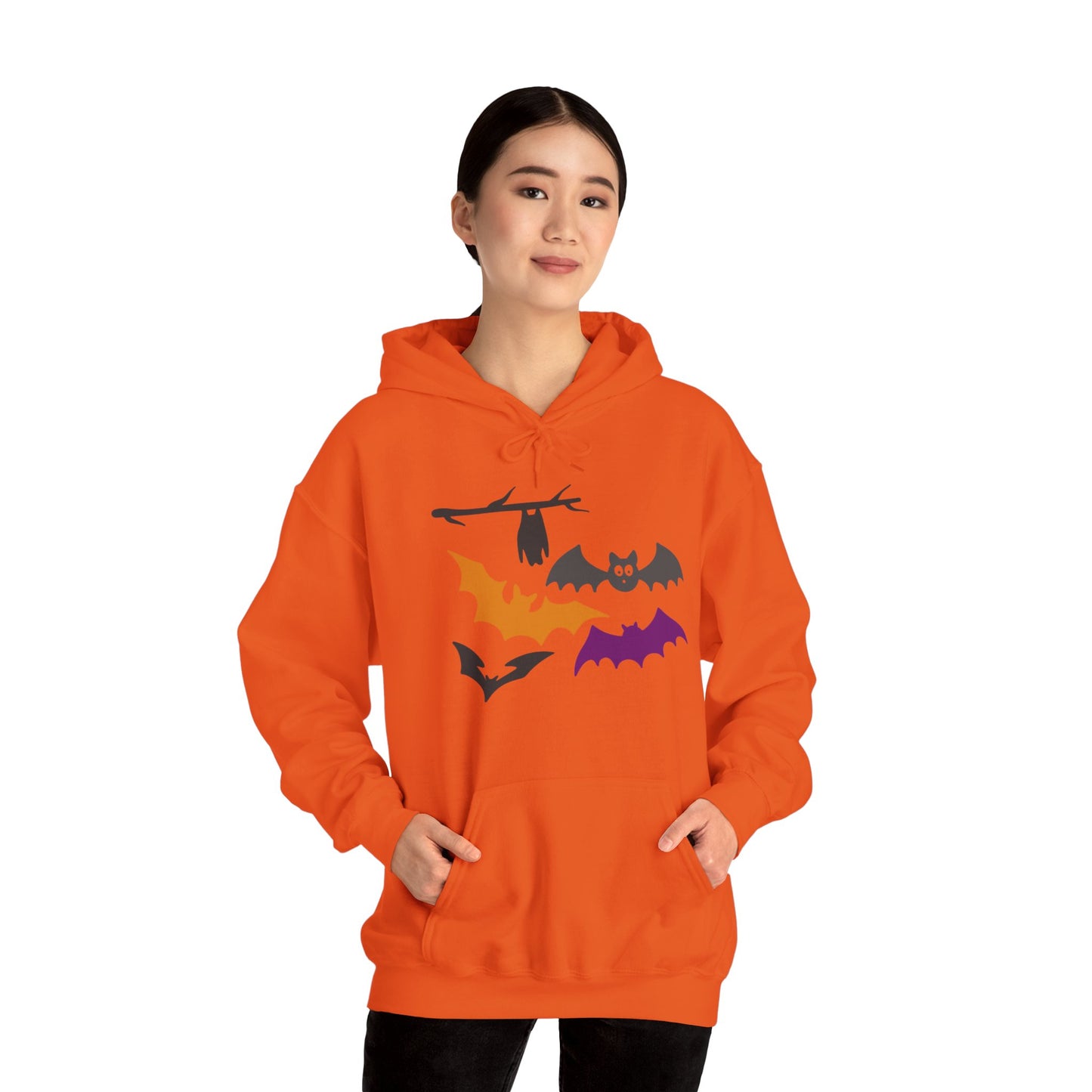 Halloween Bats Heavy Blend™ Hooded Sweatshirt