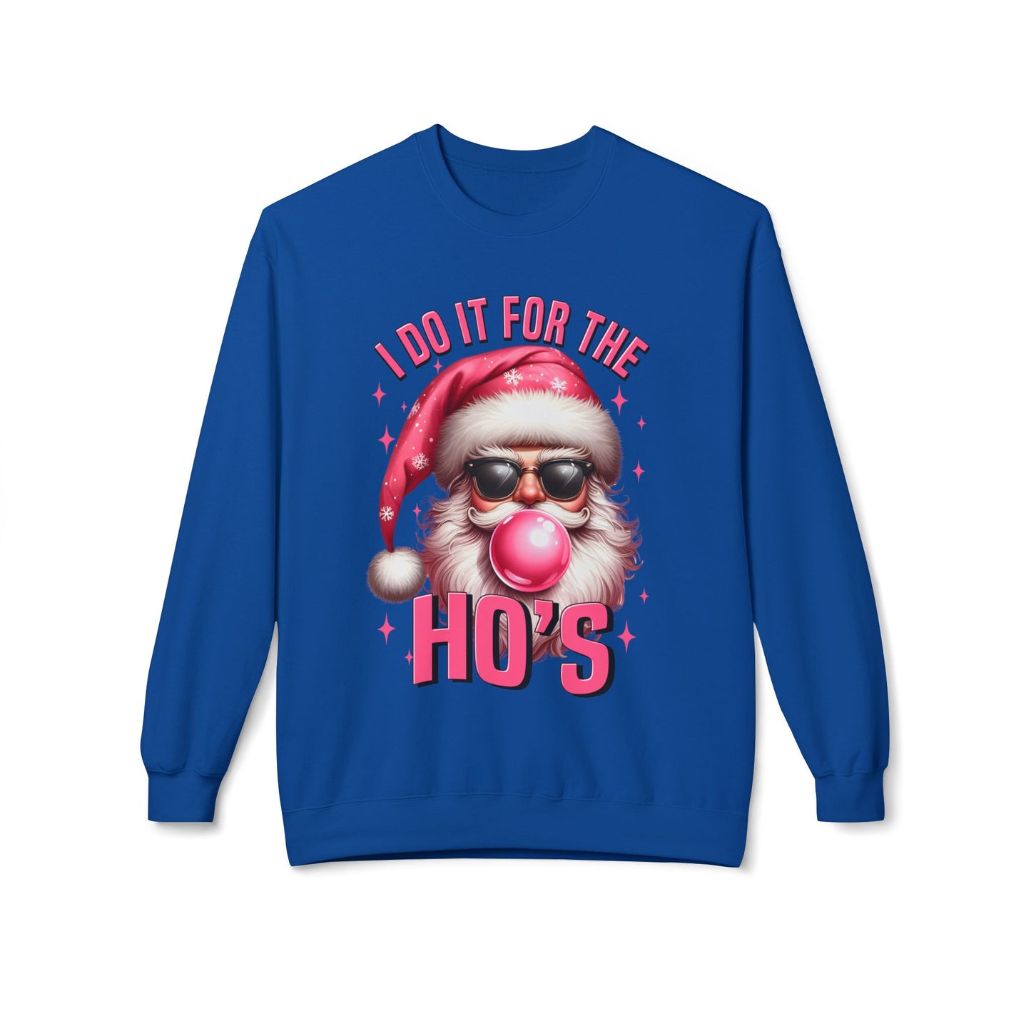 Santa Midweight Softstyle Fleece Crewneck Sweatshirt