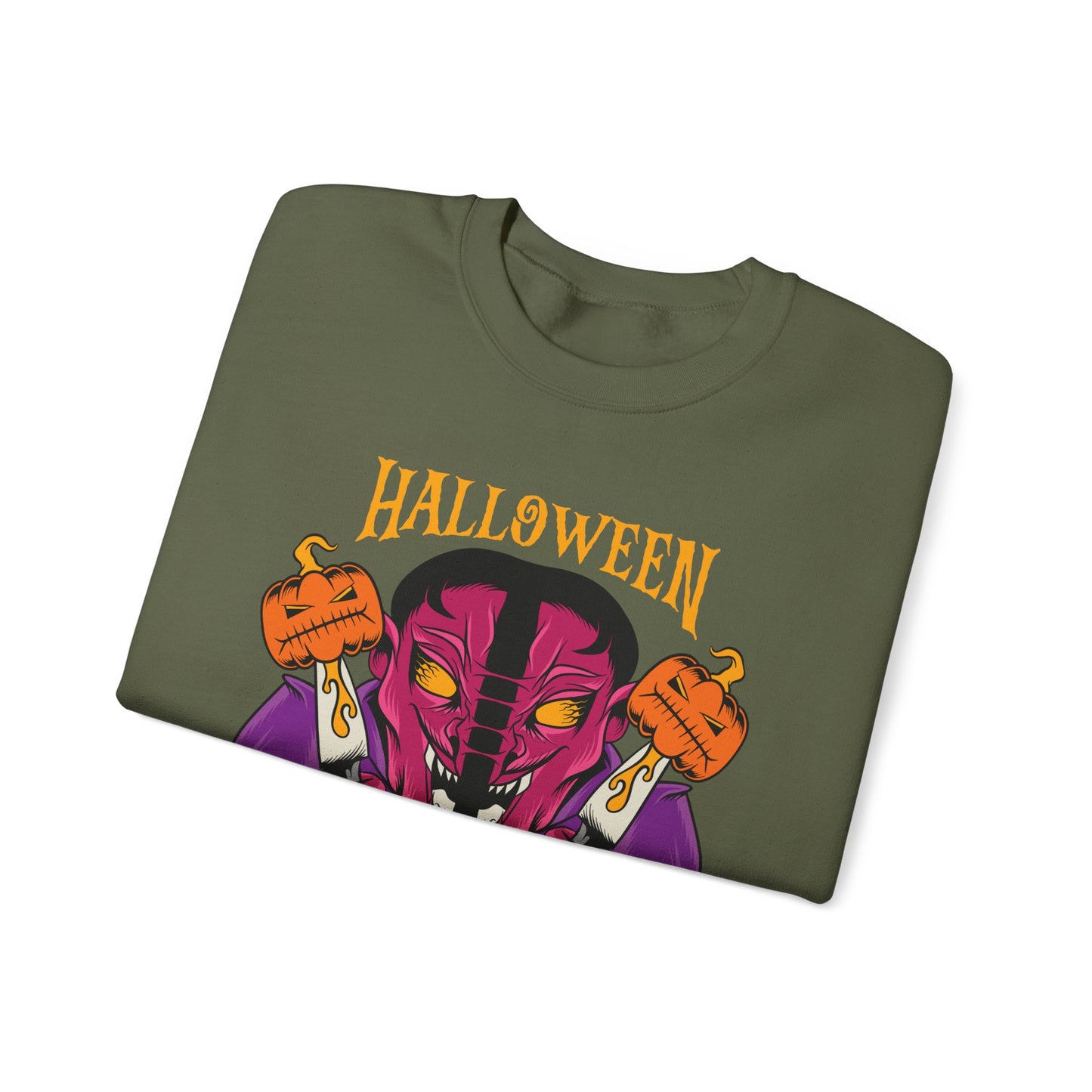 Halloween Crewneck Sweatshirt - Bold Graphic Design