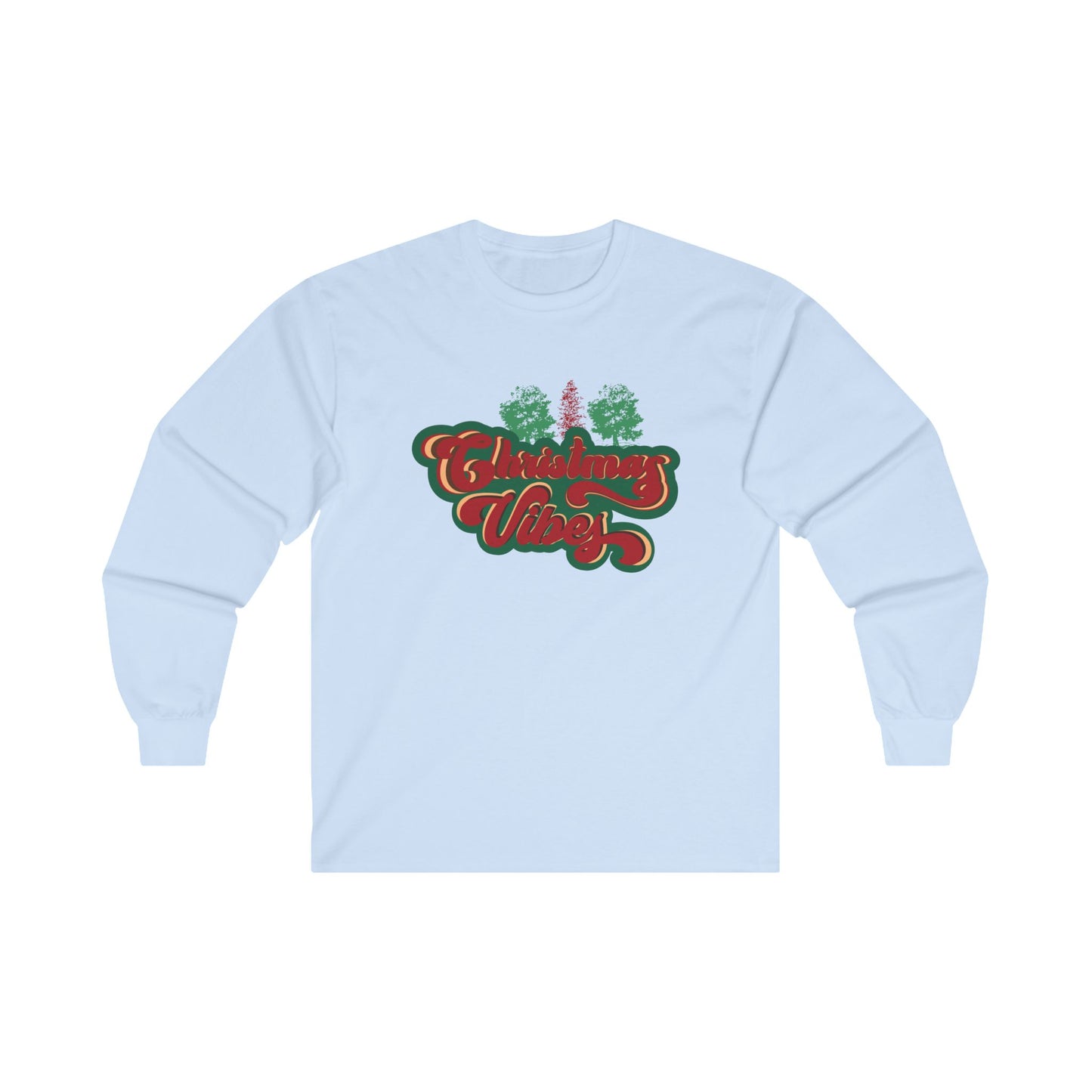 Christmas Vibes Unisex Long Sleeve Tee