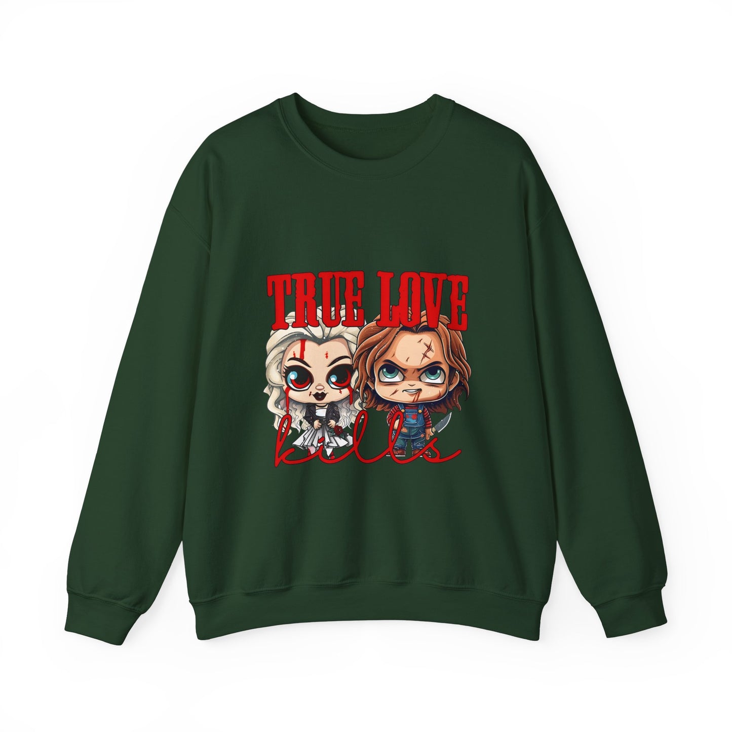 Chucky and bride Halloween Sweatshirt
